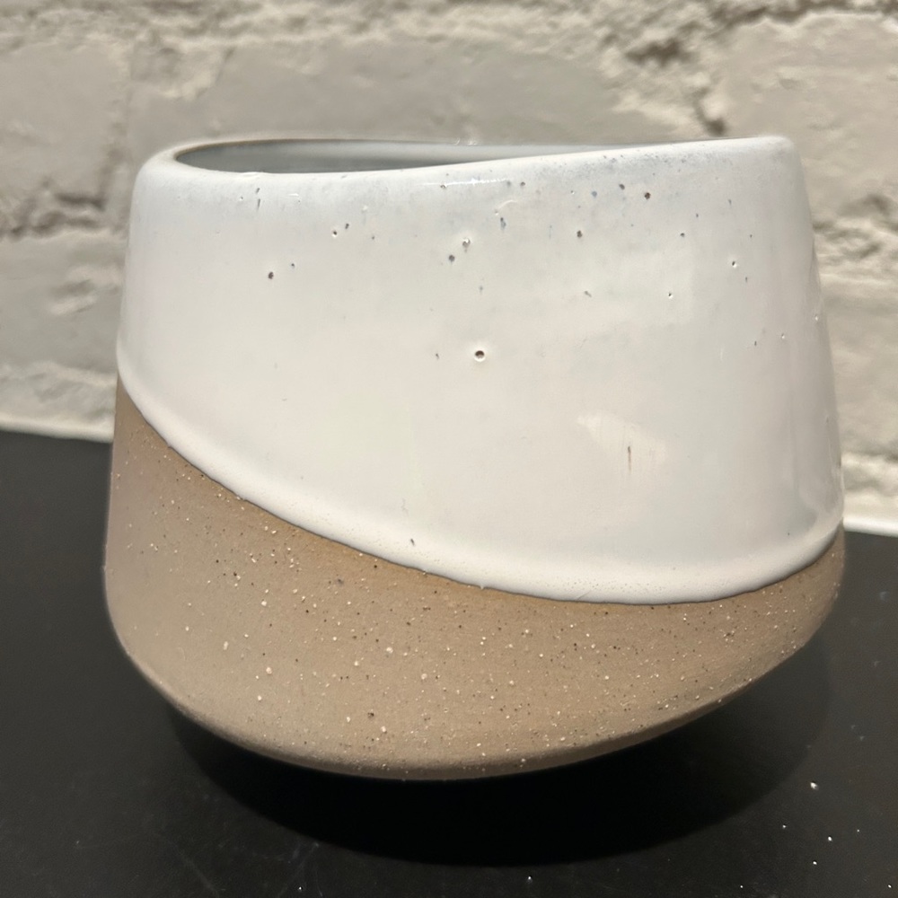 West elm ceramic plant bowl